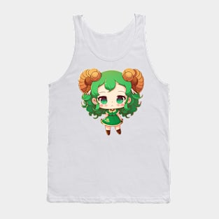 Adorable Aries: Chibi Character Zodiac Collection Tank Top